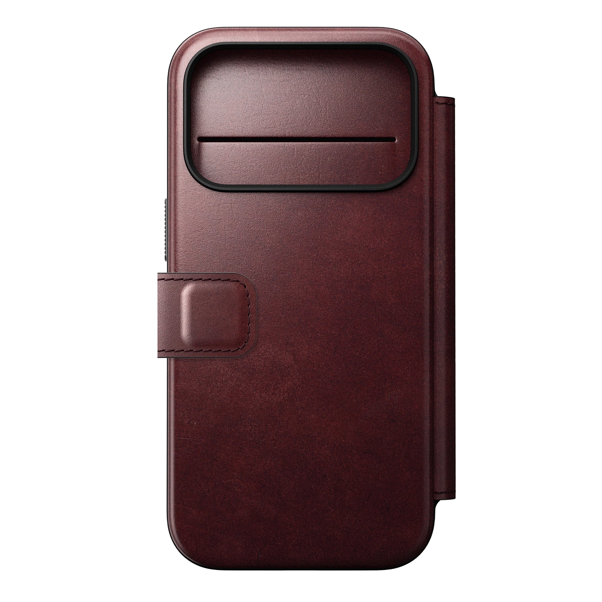 Nomad Horween leather folio iPhone 17 Pro – amble & strut