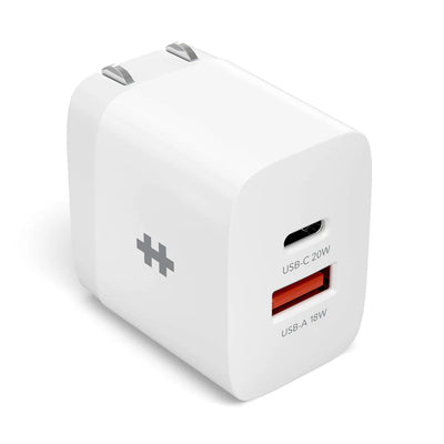 Hyper HyperJuice 2-port wall charger (20W)