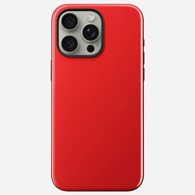 Nomad Sport case iPhone 15 Pro Max - night watch red