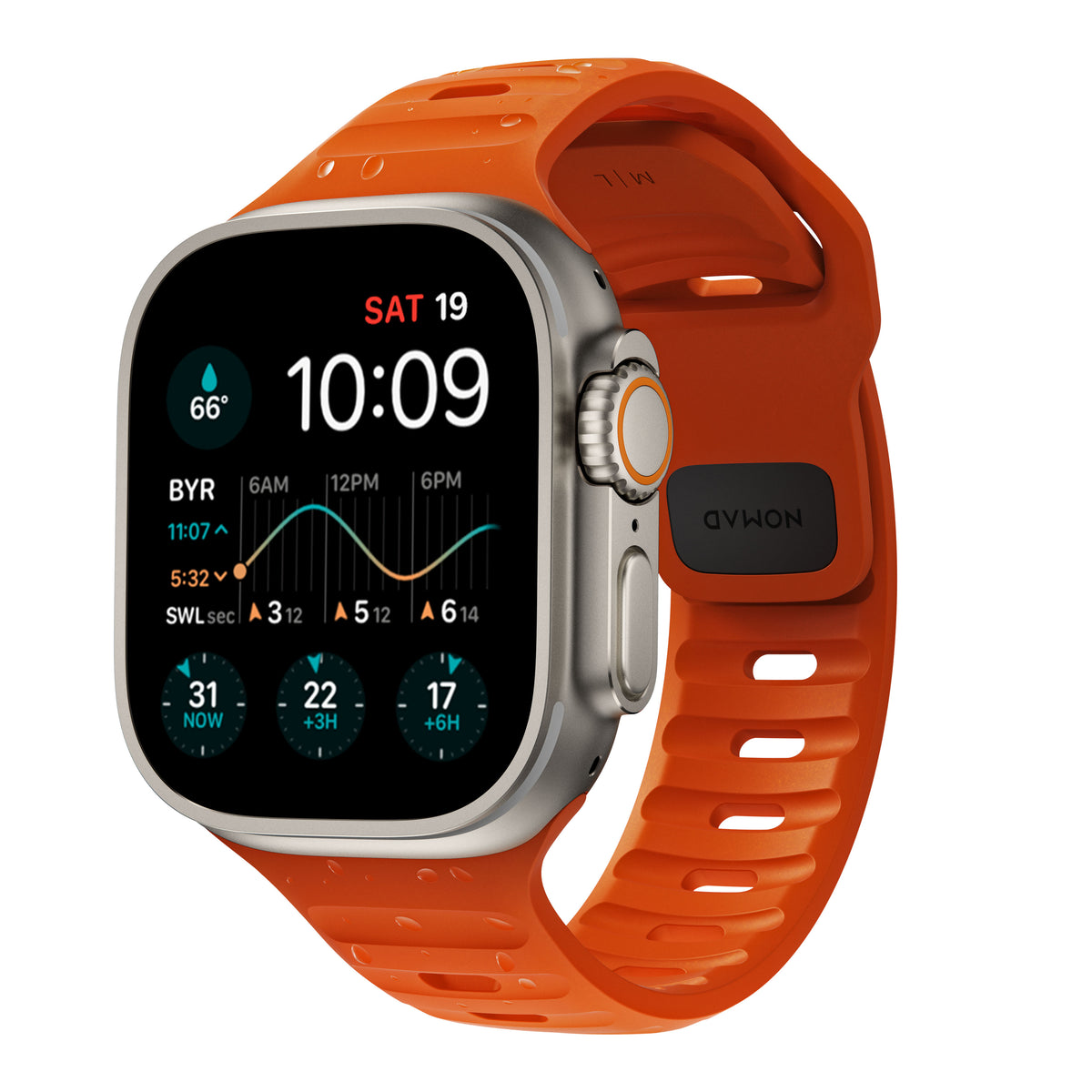 Nomad Sport band (45-49mm) - ultra orange