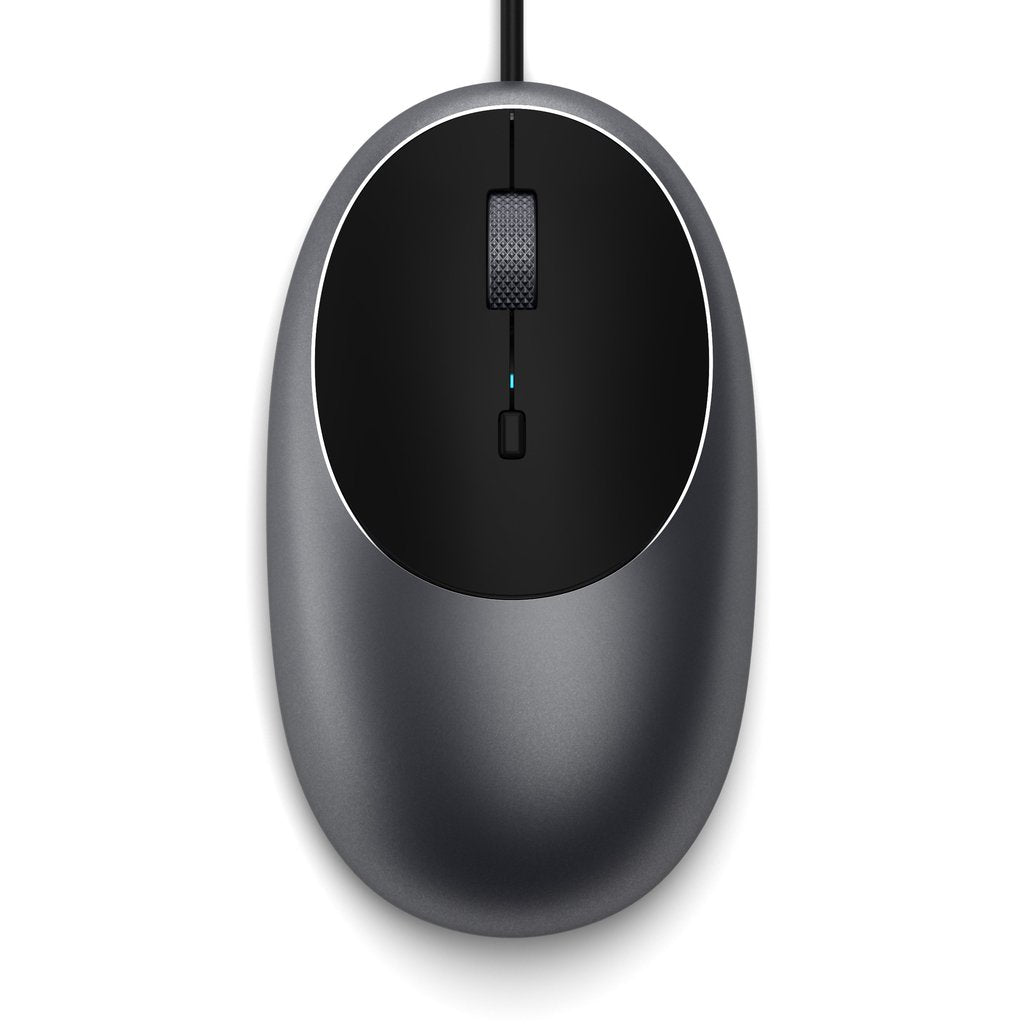 Satechi C1 wired mouse (USB-C) - space gray