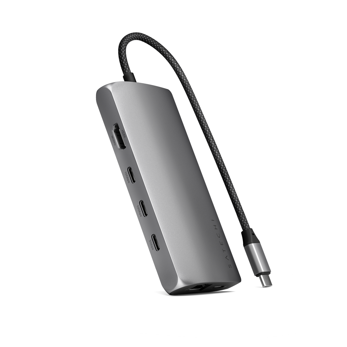 Satechi USB-C Multiport adapter 8K (ethernet) - space grey