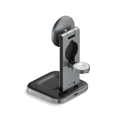 Satechi 3-in-1 Foldable Qi2 wireless charging stand