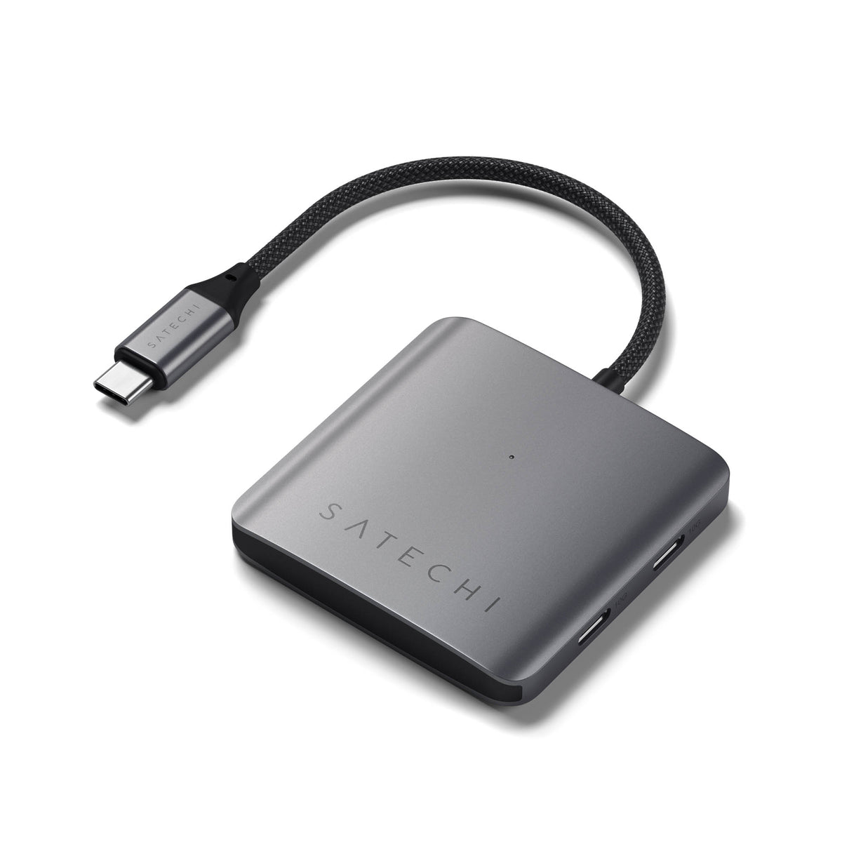 Satechi 4-Port USB-C hub with power delivery (100W) - space grey