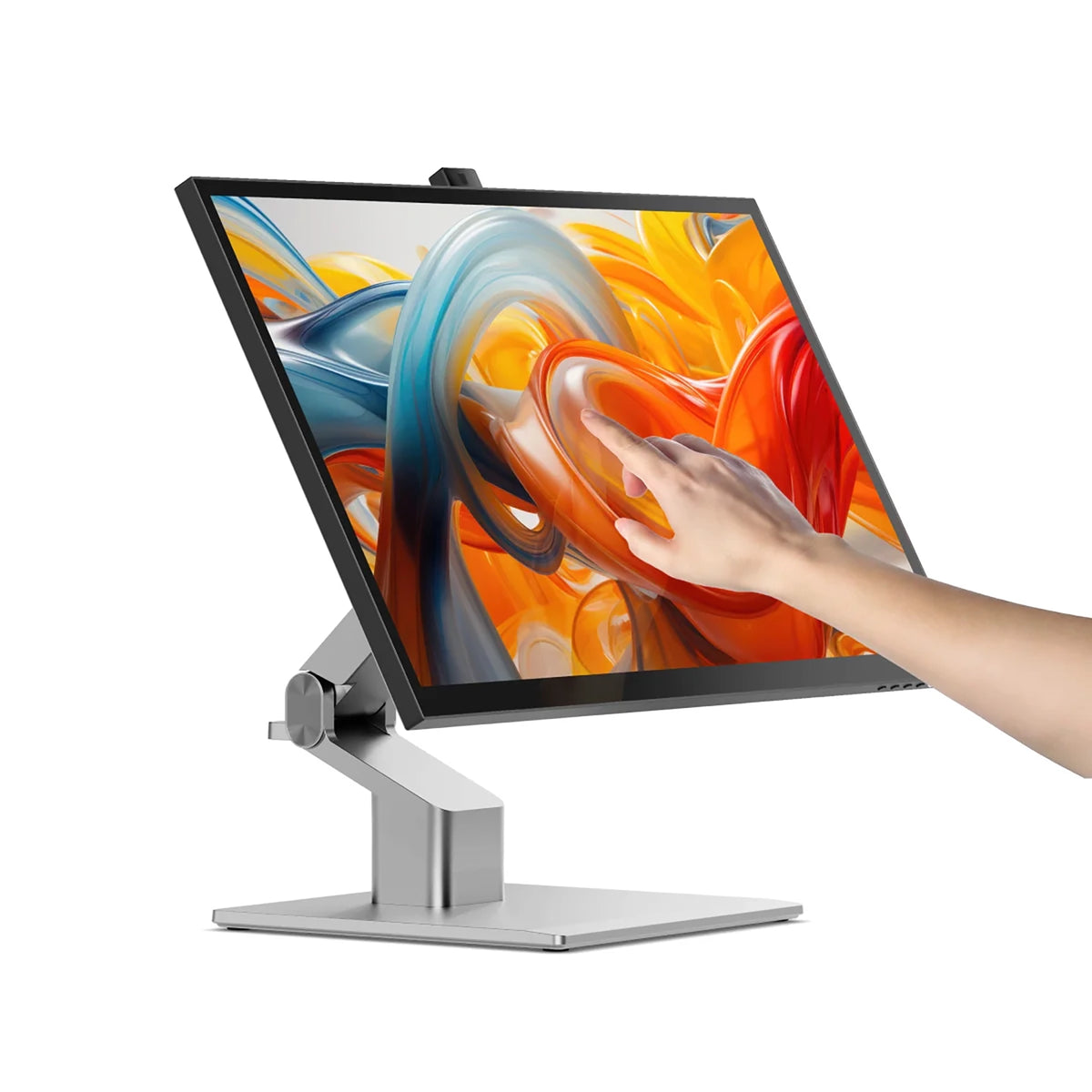 Alogic Clarity Fold Touch 27" monitor (UHD 4K) - silver
