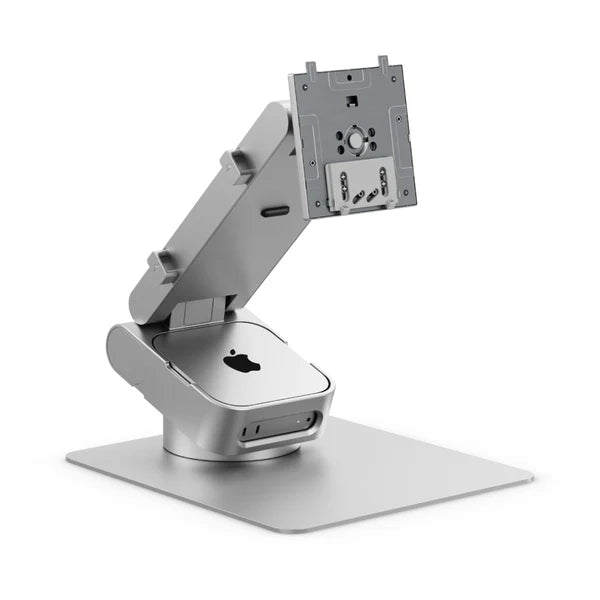 Alogic Aspekt Omni Mac Mini (M4) 2-in-1 fold stand - silver