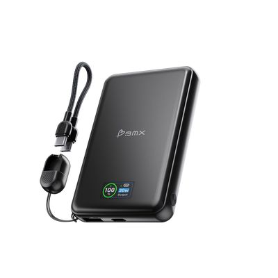 BMX SolidSafe solid-state draagbare powerbank (10.000mAh/30W)