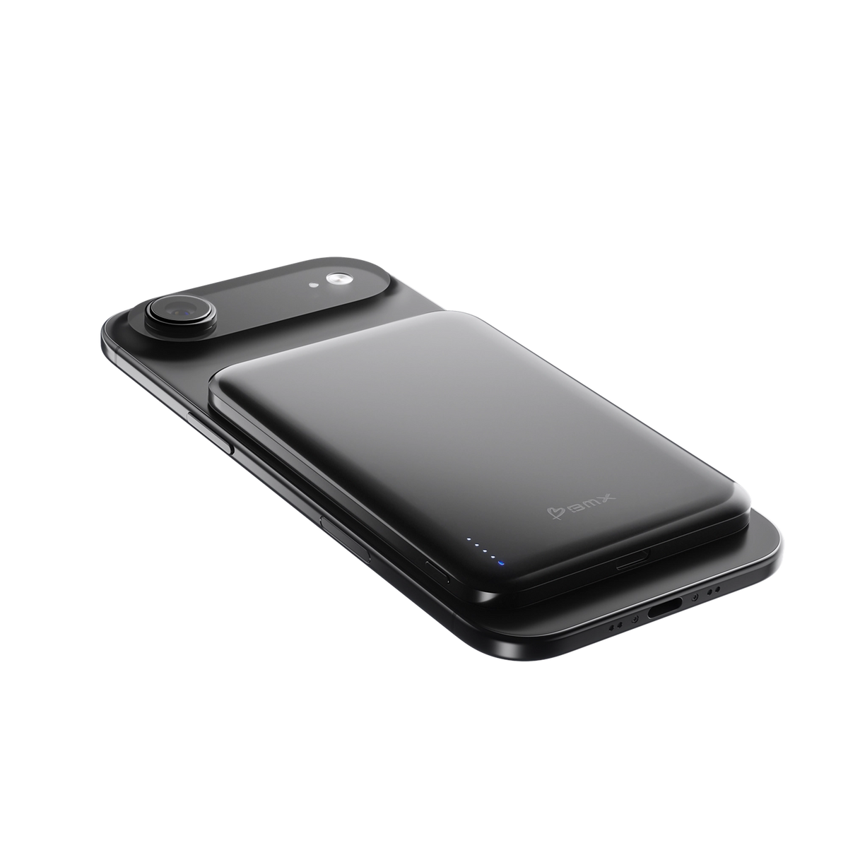 BMX SolidSafe Air titanium Qi2 magnetic powerbank (5.000 mAh/20W
