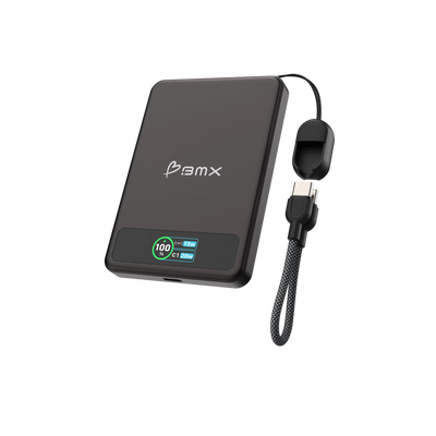 BMX SolidSafe solid-state Qi2 magnetische powerbank (5.000 mah/20W)
