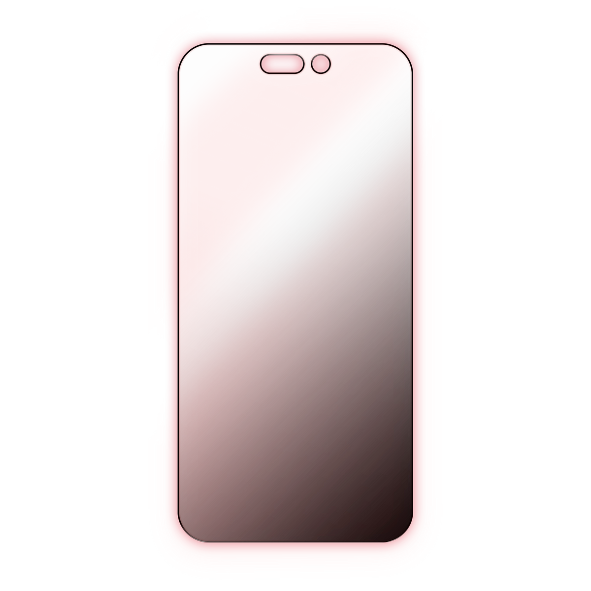 Bodyguardz Red Light converter Privacy iPhone 16 Pro/17 Pro - transparent
