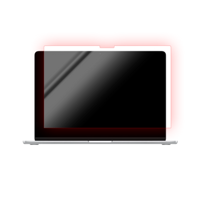 Bodyguardz Red Light Converter Displayschutzfolie MacBook Air 15" (M5)