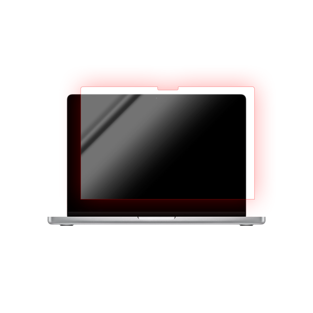 BodyGuardz Red Light Converter screen protector MacBook Pro 14" (M5) - transparent