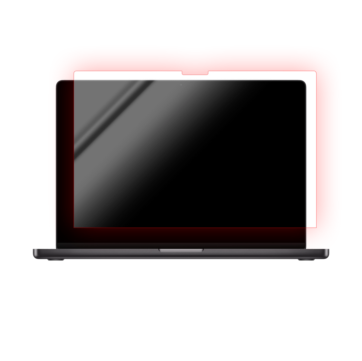 BodyGuardz Red Light Converter screen protector MacBook Pro 16" (M5) - transparent