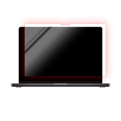Bodyguardz Red Light Converter Displayschutzfolie MacBook Pro 16" (M5)