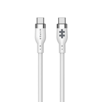Hyper HyperJuice USB-C naar USB-C silicone oplaadkabel (1.5m/60W)