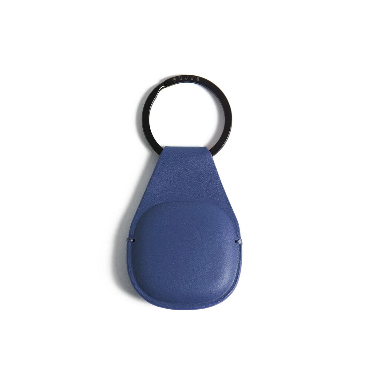 Mujjo Canopy leather keychain AirTag - monaco blue