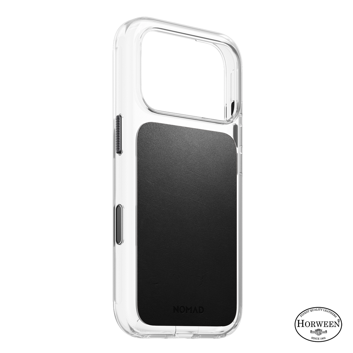 Nomad Clear Horween leather case iPhone 18 Pro - Black