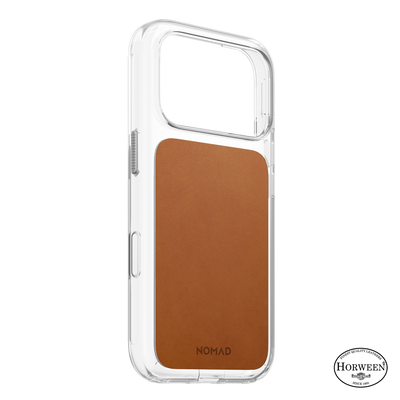 Nomad Clear Horween Leder Hülle iPhone 18 Pro