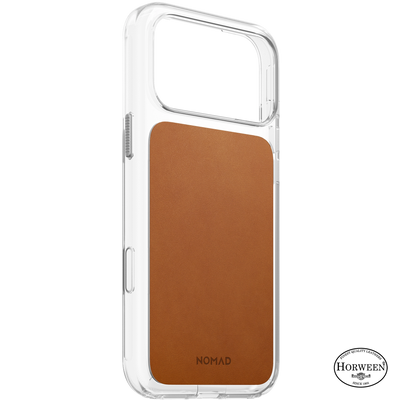 Nomad Clear Horween leather case iPhone 18 Pro Max/17 Pro Max