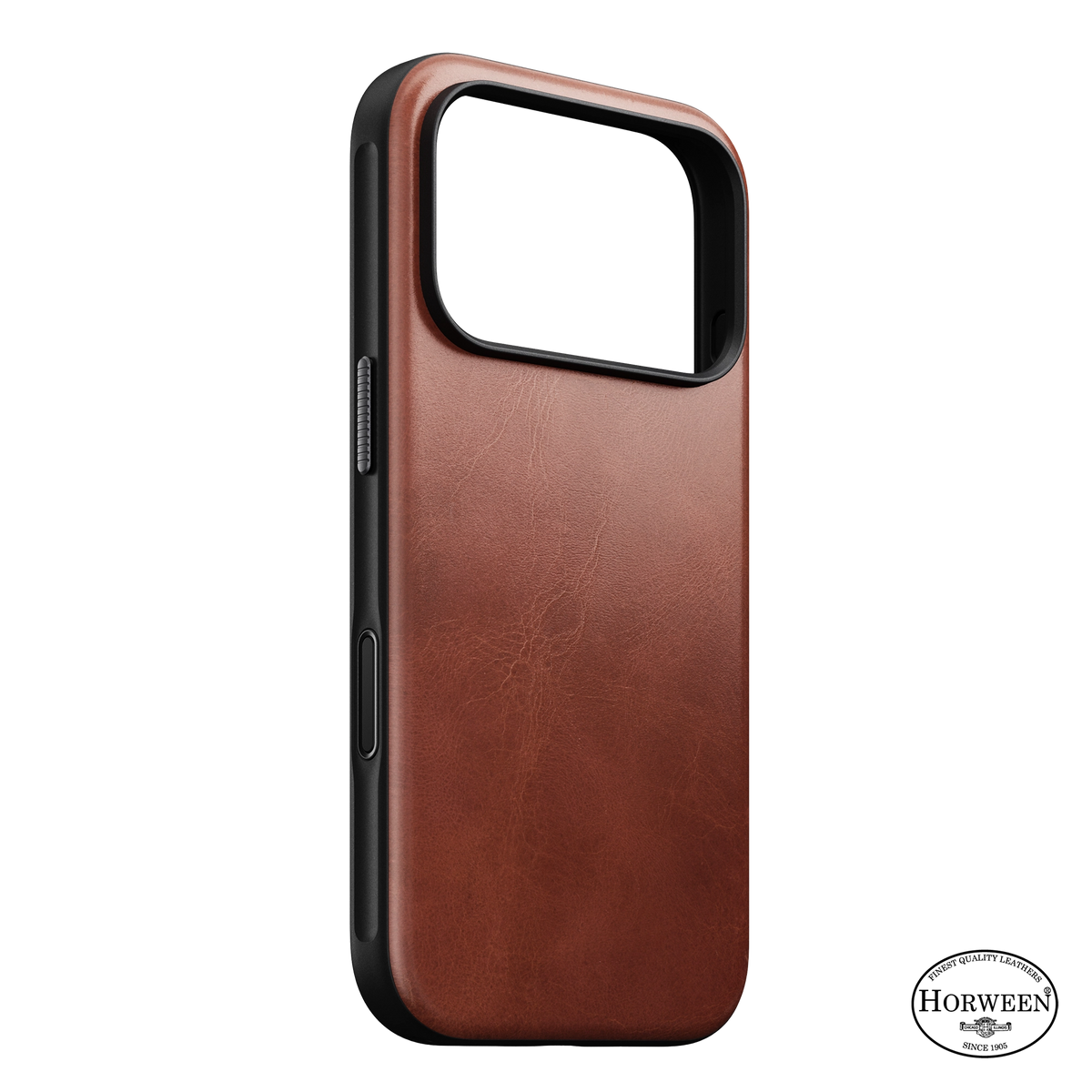 Nomad Modern Horween leather case iPhone 18 Pro - Olde Dublin