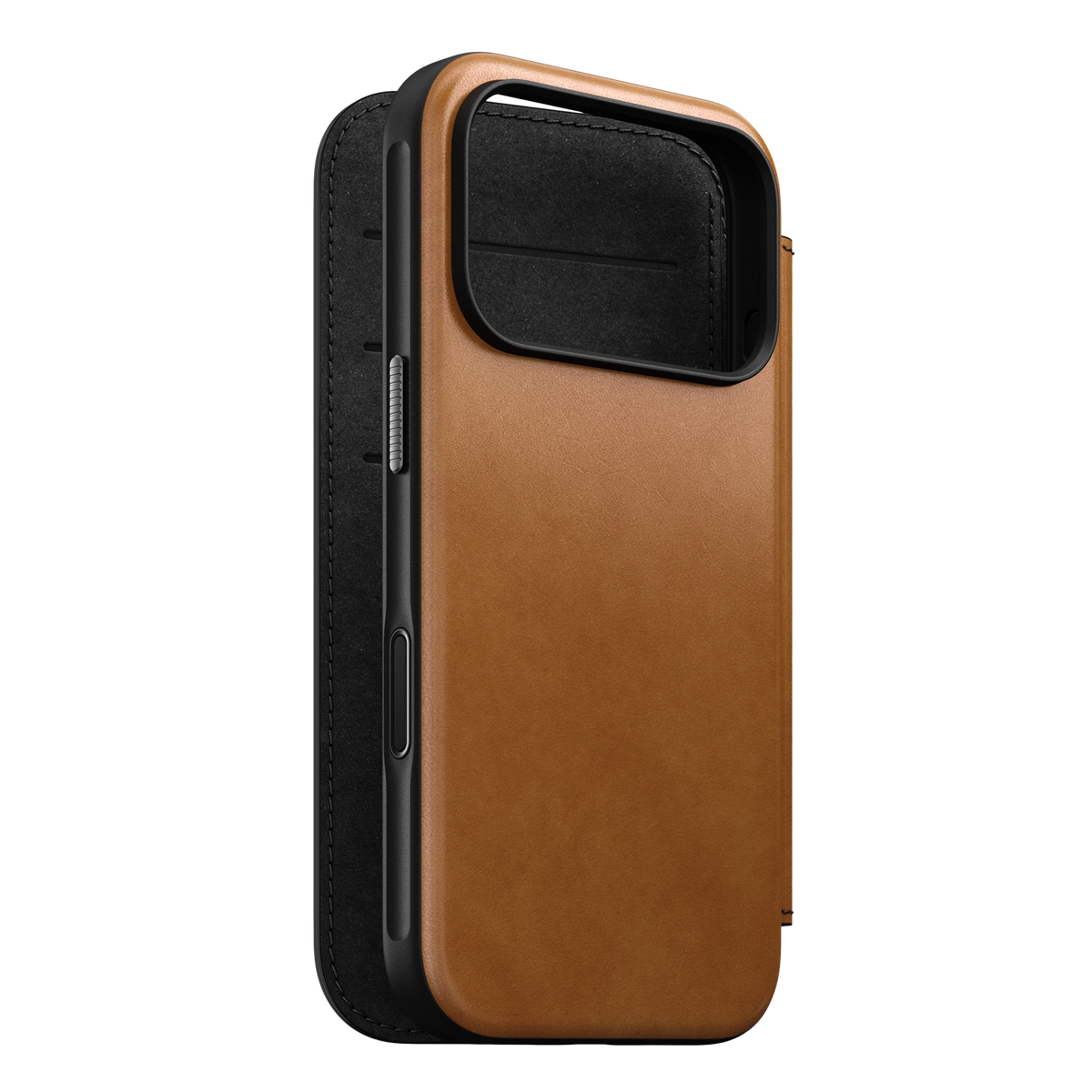 Nomad Modern Camino leather folio iPhone 18 Pro - English Tan