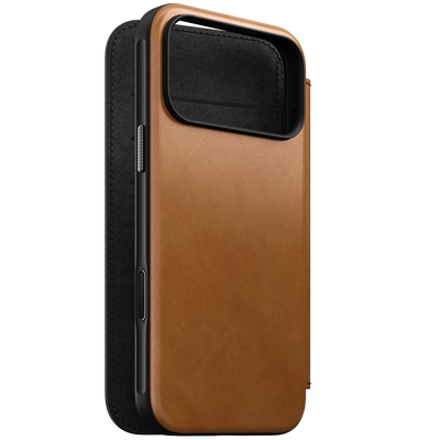 Nomad Modern Camino lederen folio iPhone 18 Pro Max