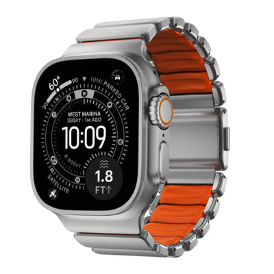 Nomad Stratos horlogeband natural hardware (45-49mm)