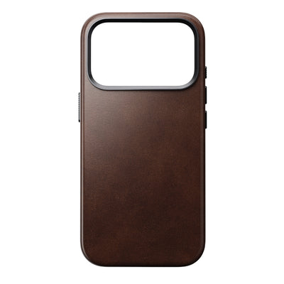 Nomad Traditional Horween leather case iPhone 17 Pro
