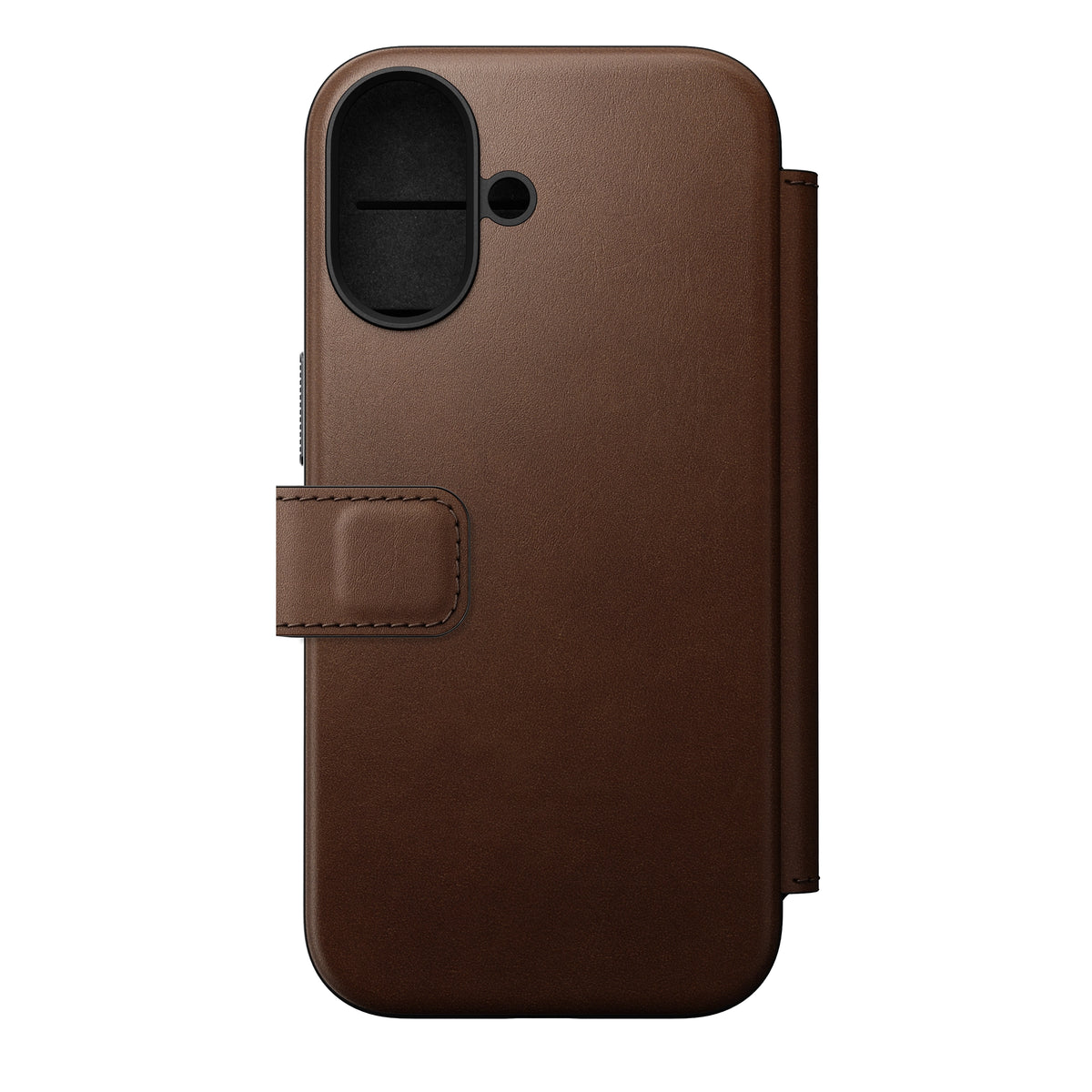 Nomad Modern leather folio iPhone 17 - brown