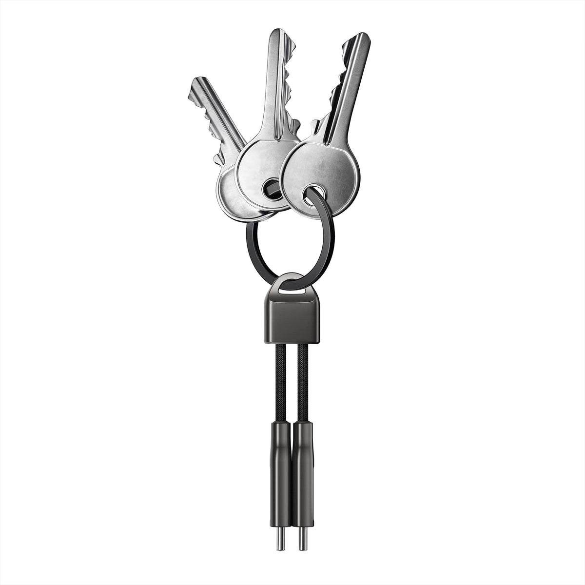Nomad Charge Key USB-C keychain - slate