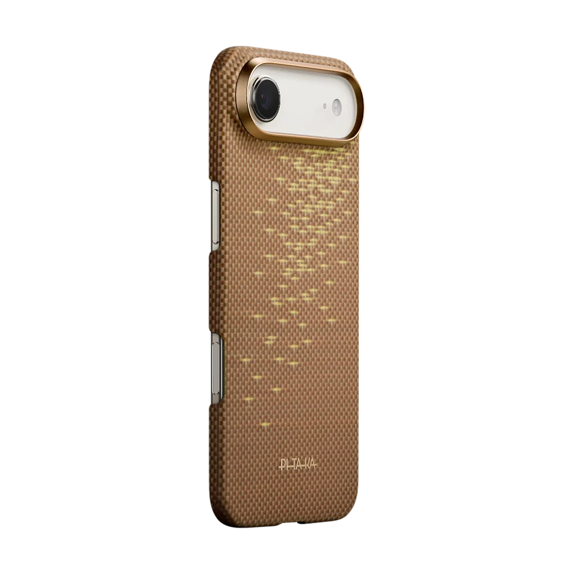 PITAKA Magnetisch hoesje van aramidevezel voor de iPhone Pro Max met gevoelige camerabedieningsknop, compatibel met MagSafe, ultradun en licht in caseless touch gevoel [ultradunne hoes] Melkweg Galaxy