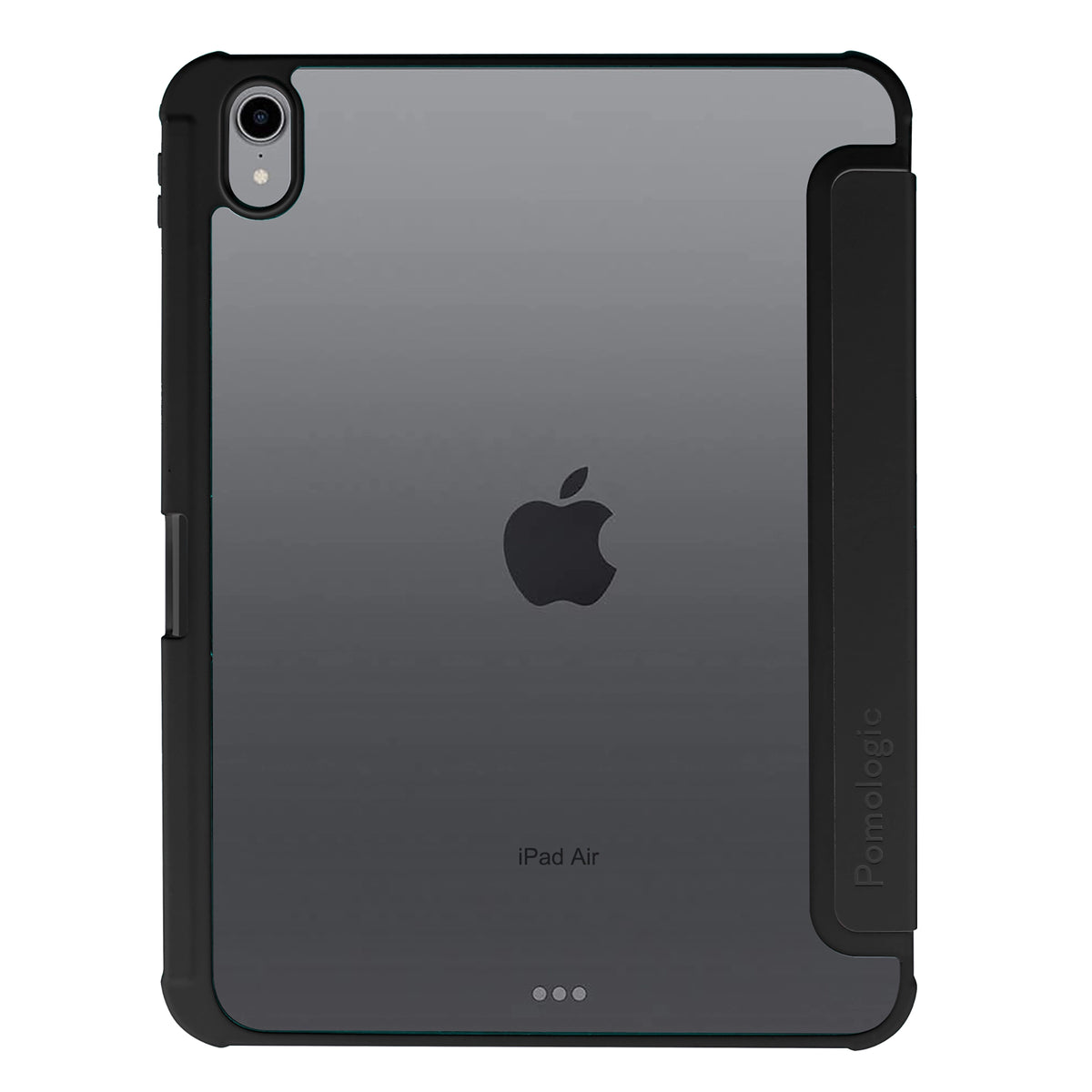 Pomologic BookFold pencil case iPad Air 11" (M2-M4) - clear/black