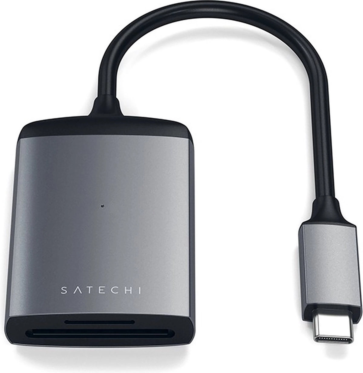 Satechi USB-C to UHS-II micro/SD card reader - space grey